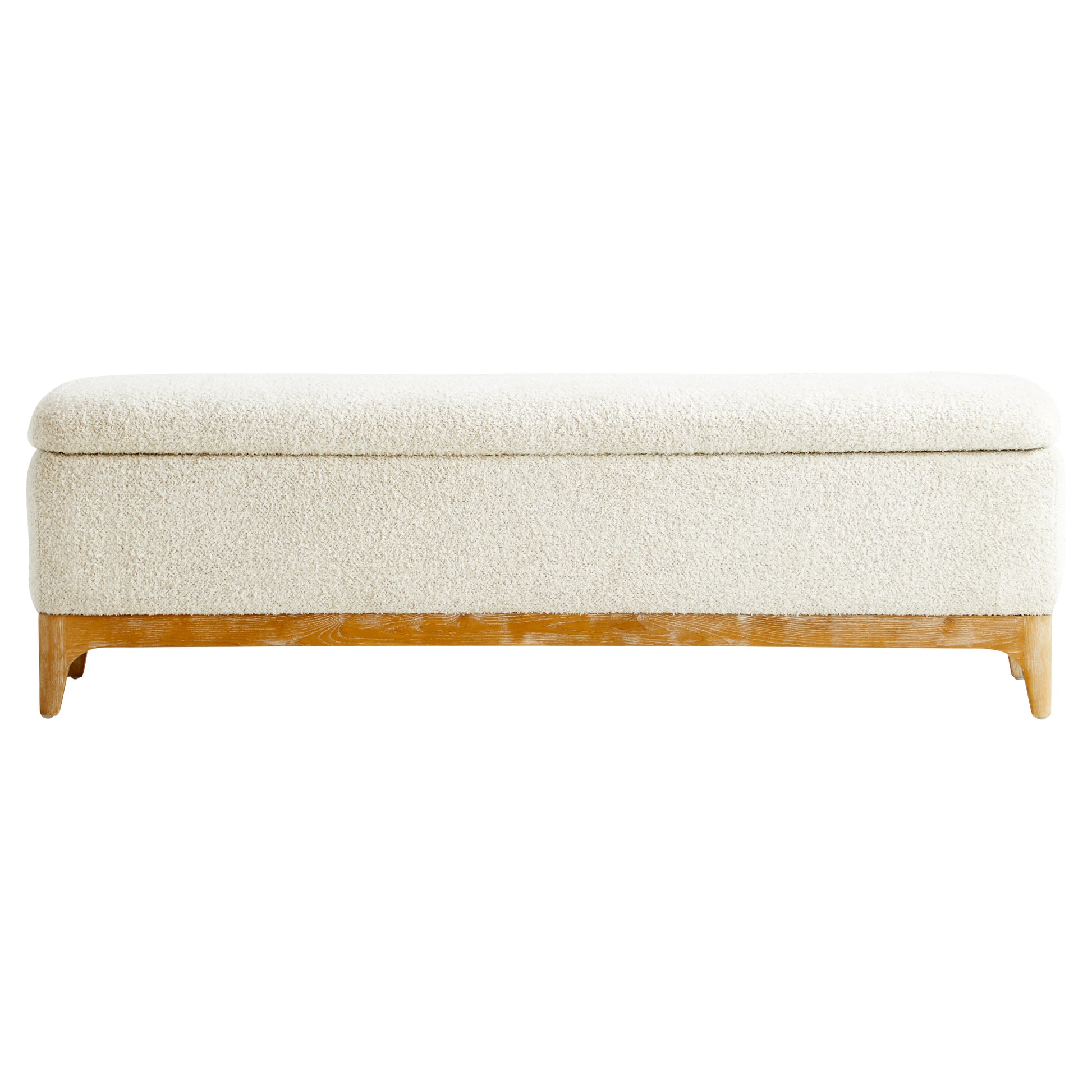 Cyan Design Diascia Bench in White - Cream 11380