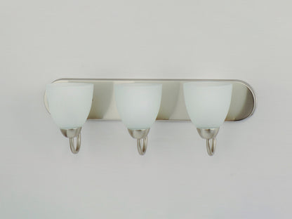 Maxim Axis 3-Light Strip Bath Vanity in Satin Nickel 11383FTSN