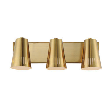 Maxim Helsinki 3-Light Bath Vanity in Natural Aged Brass 11433NAB