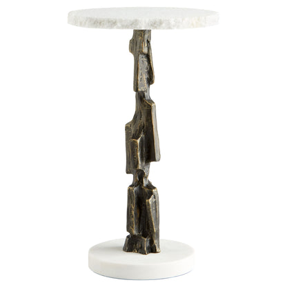 Cyan Design Amida Side Table in Bronze in White 11442