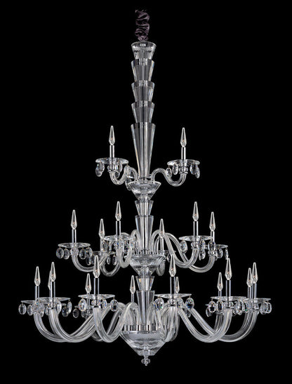 Allegri Crystal Fanshawe 21 Light Chandelier in Chrome 11520-010-FR001