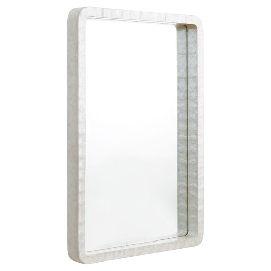 Cyan Design Triton Mirror in White     11572