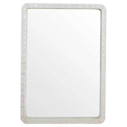 Cyan Design Triton Mirror in White     11572