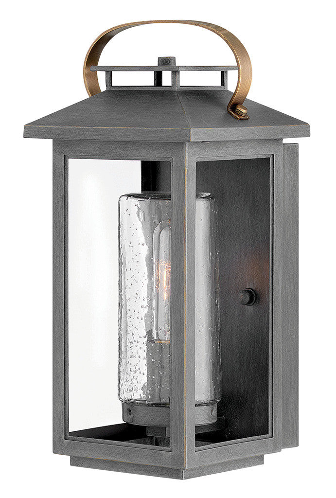 Hinkley Lighting Atwater Small Wall Mount Lantern Ash Bronze 1160AH