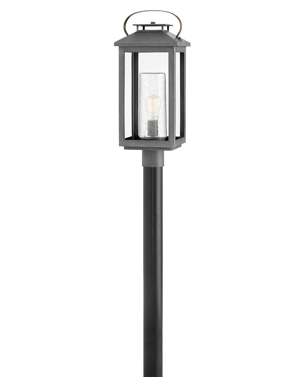 Hinkley Lighting Atwater Medium Post Top or Pier Mount Lantern 12v Ash Bronze Low Voltage 12V LED Bulb(s) Included 1161AH-LV