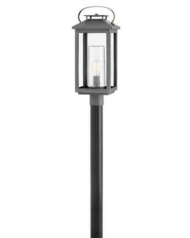 Hinkley Lighting Atwater Medium Post Top or Pier Mount Lantern 12v Ash Bronze Low Voltage 12V LED Bulb(s) Included 1161AH-LV