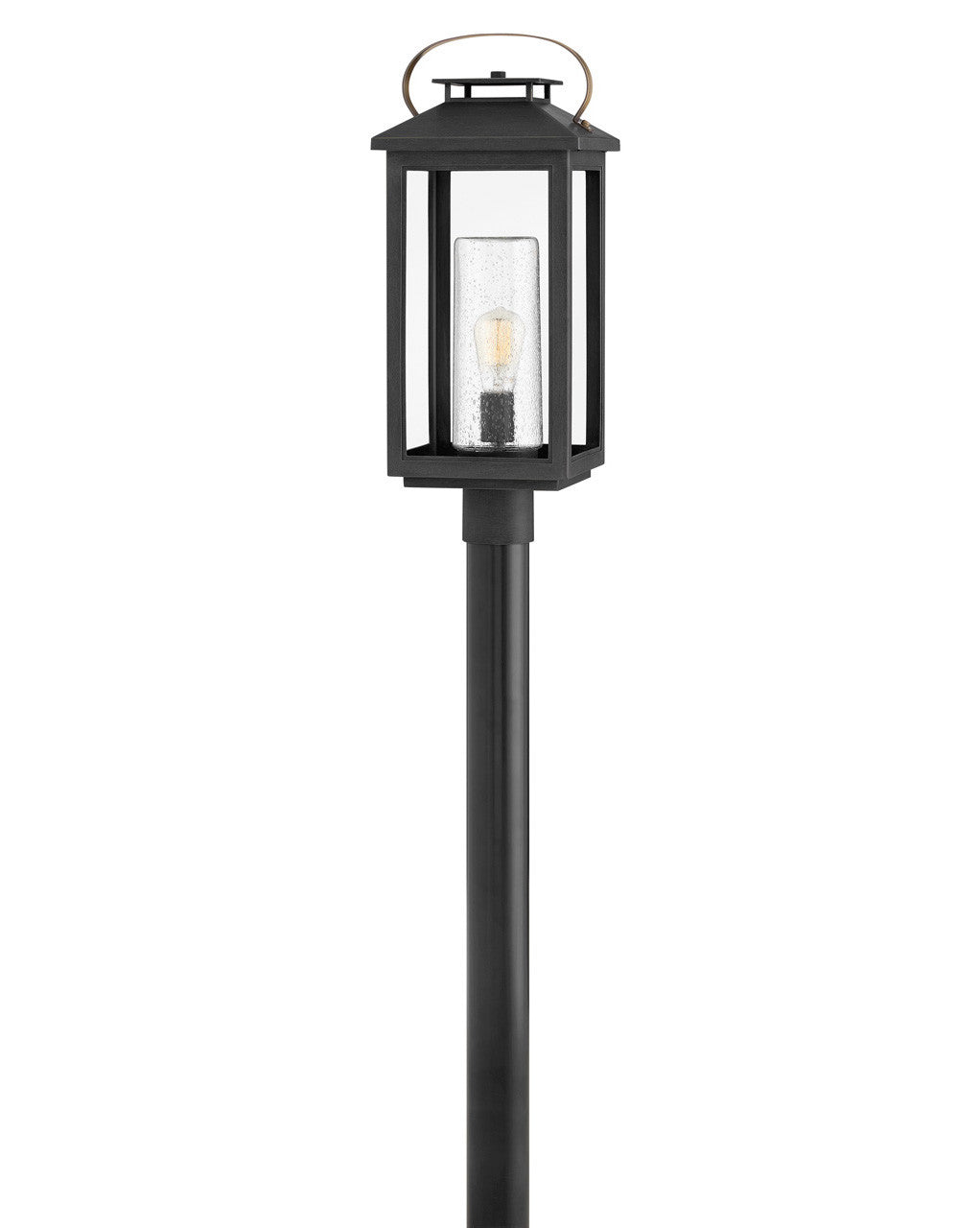 Hinkley Lighting Atwater Medium Post Top or Pier Mount Lantern Black LED Bulb(s) Included 1161BK-LL