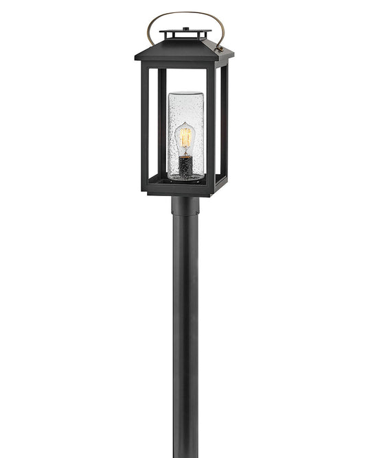 Hinkley Lighting Atwater Medium Post Top or Pier Mount Lantern 12v Black Low Voltage 12V LED Bulb(s) Included 1161BK-LV