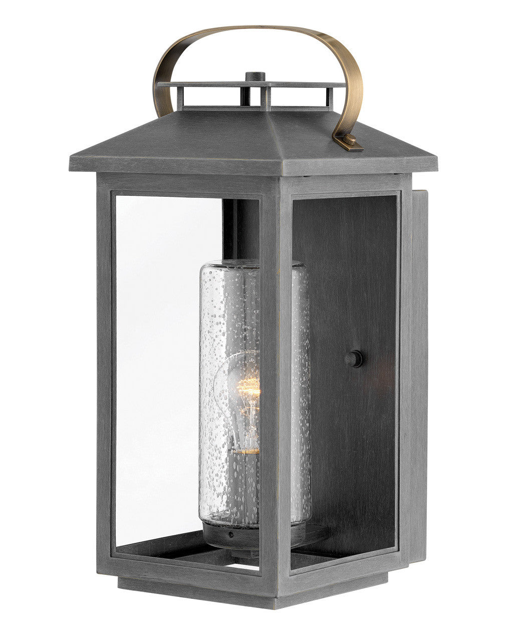 Hinkley Lighting Atwater Medium Wall Mount Lantern Ash Bronze LED Bulb(s) Included 1164AH-LL