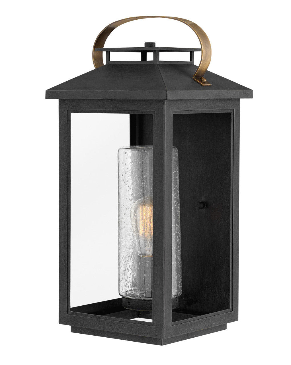 Hinkley Lighting Atwater Large Wall Mount Lantern Black LED Bulb(s) Included 1165BK-LL