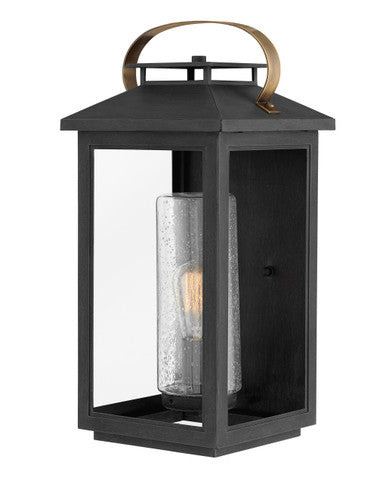 Hinkley Lighting Atwater Large Wall Mount Lantern Black LED Bulb(s) Included 1165BK-LL