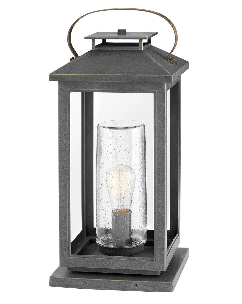 Hinkley Lighting Atwater Medium Pier Mount Lantern Ash Bronze LED Bulb(s) Included 1167AH-LL