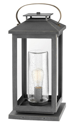 Hinkley Lighting Atwater Medium Pier Mount Lantern Ash Bronze 1167AH