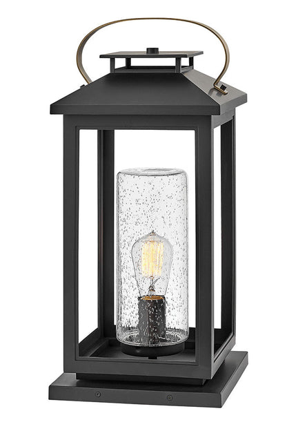 Hinkley Lighting Atwater Medium Pier Mount Lantern Black 1167BK