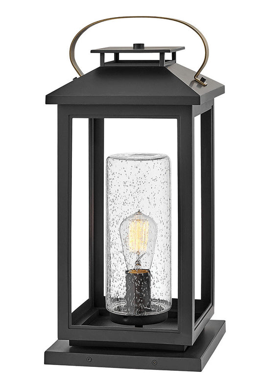 Hinkley Lighting Atwater Medium Pier Mount Lantern Black 1167BK