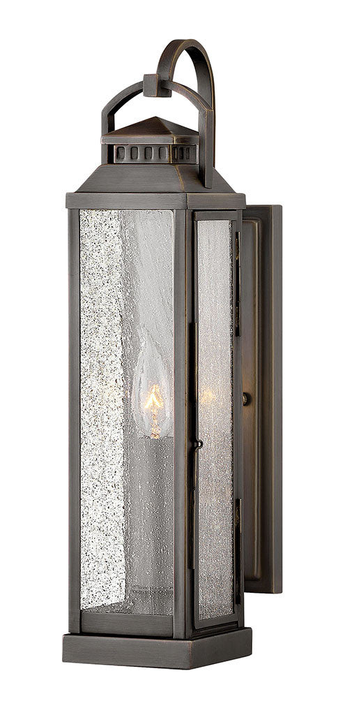 Hinkley Lighting Revere Small Wall Mount Lantern Blackened Brass 1180BLB