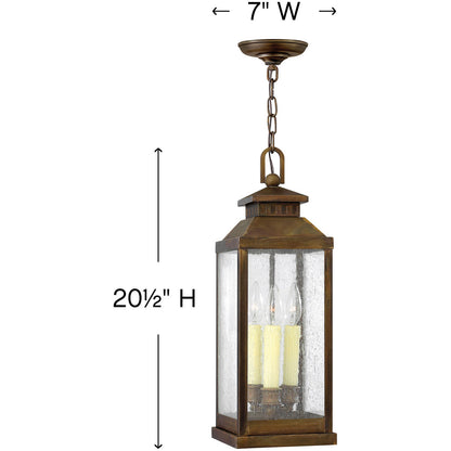 Hinkley Lighting Revere Medium Hanging Lantern Sienna 1182SN