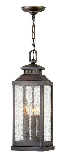 Hinkley Lighting Revere Medium Hanging Lantern Blackened Brass 1182BLB