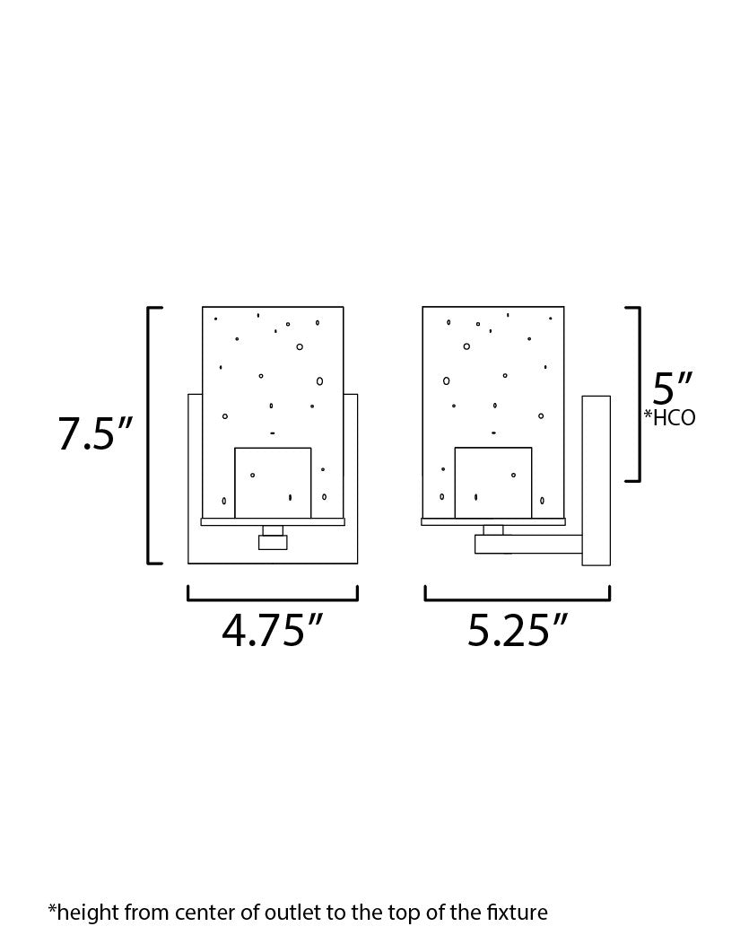 Maxim Sleek 1-Light Bath Vanity in Satin Nickel 11841CDSN