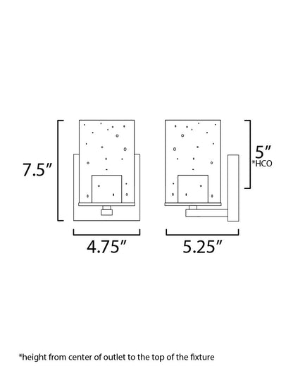 Maxim Sleek 1-Light Bath Vanity in Satin Nickel 11841CDSN