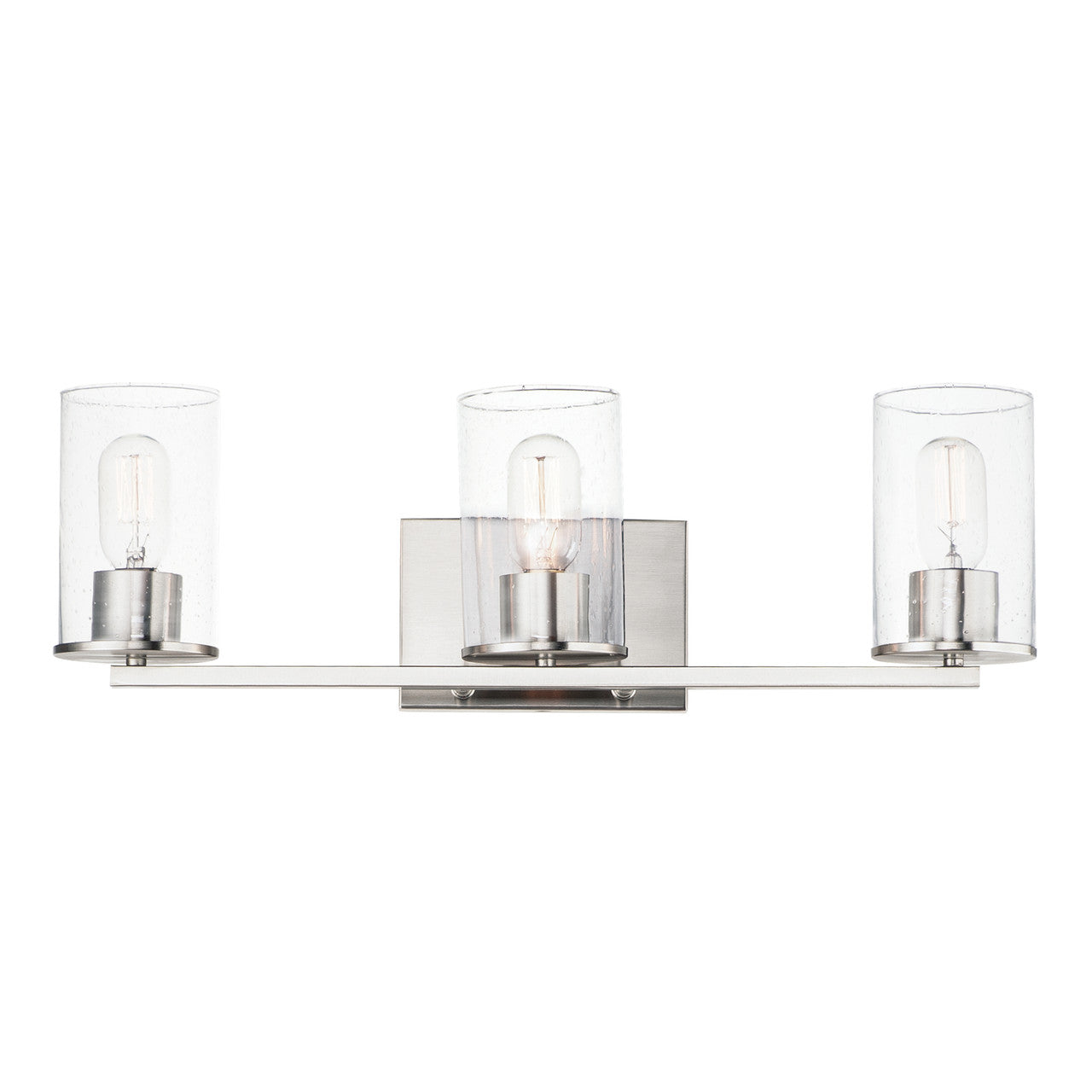 Maxim Sleek 3-Light Bath Vanity in Satin Nickel 11843CDSN