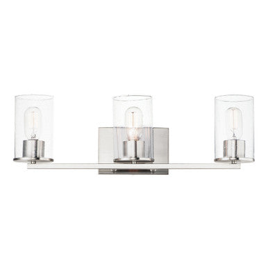 Maxim Sleek 3-Light Bath Vanity in Satin Nickel 11843CDSN