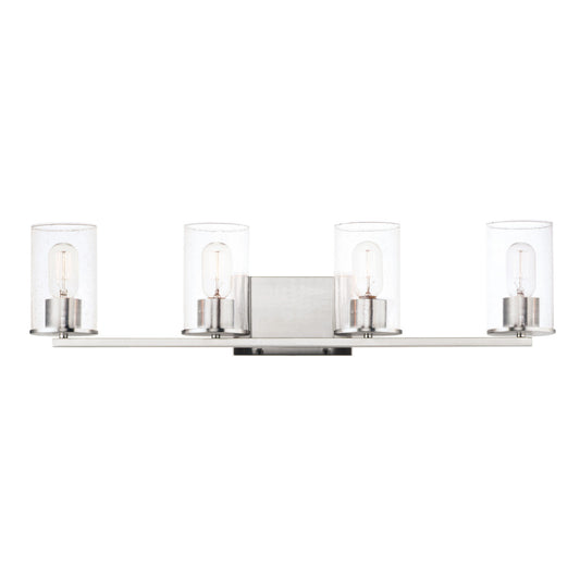 Maxim Sleek 4-Light Bath Vanity in Satin Nickel 11844CDSN