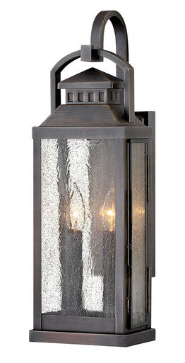 Hinkley Lighting Revere Medium Wall Mount Lantern Blackened Brass 1184BLB