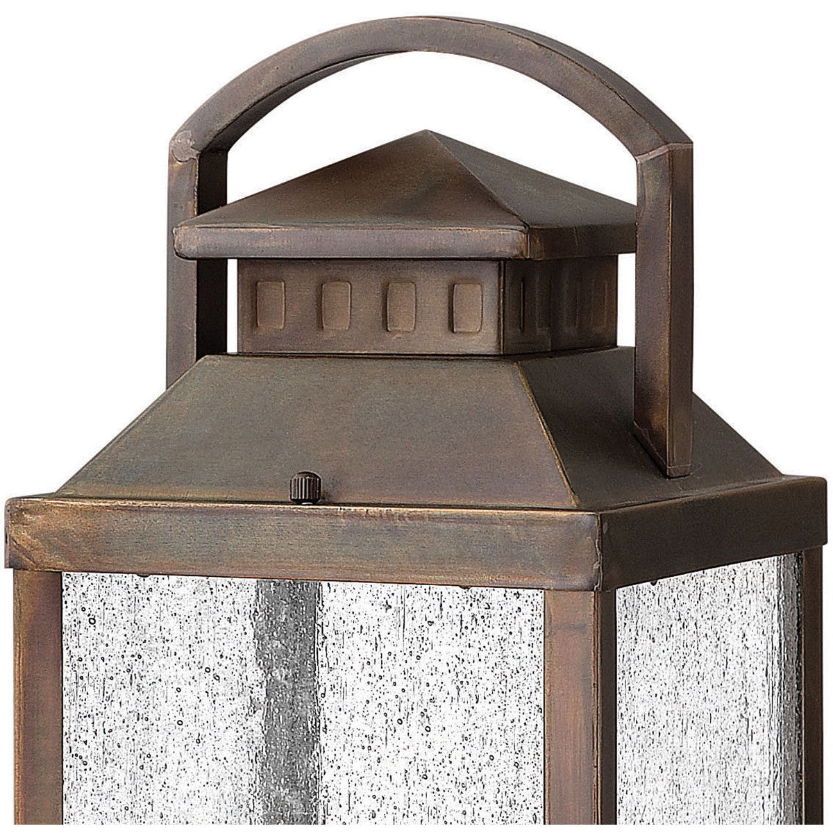 Hinkley Lighting Revere Medium Pier Mount Lantern Sienna 1187SN