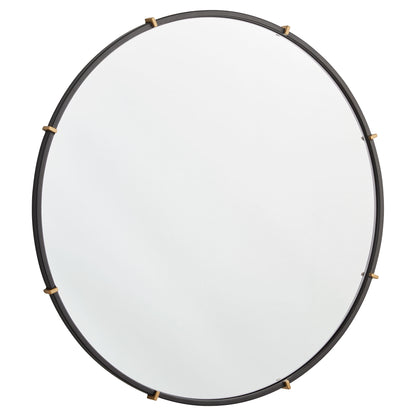 Cyan Design Klipp Round MirrorinBlk-Sm 11898