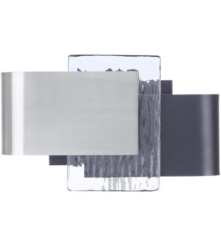 Craftmade LED Wall Sconce in Flat Black/Polished Nickel 11912FBPLN-LED