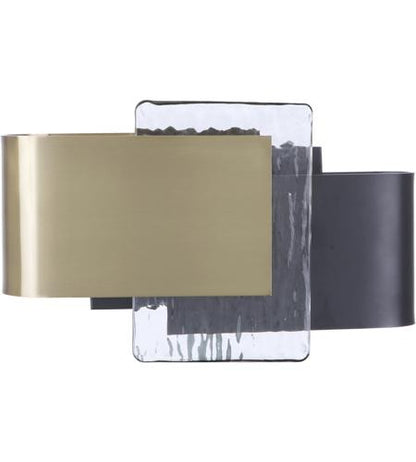 Craftmade LED Wall Sconce in Flat Black/Satin Brass 11912FBSB-LED