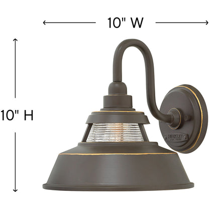 Hinkley Lighting Troyer Medium Wall Mount Lantern Oil Rubbed Bronze 1194OZ