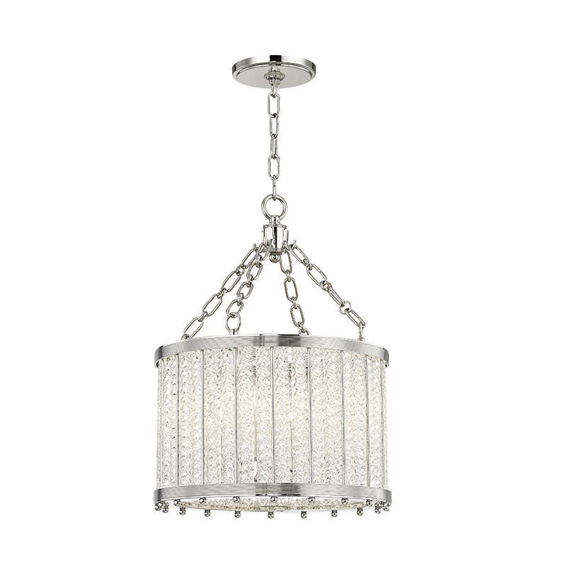 Hudson Valley Lighting Shelby Pendant in Polished Nickel 8119-PN