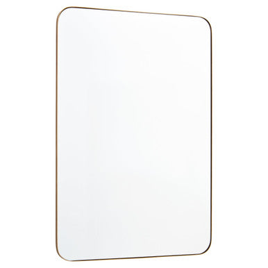 Quorum  Stadium Mirror - Gold 12-2436-21