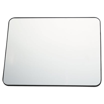 Quorum  Stadium Mirror - Matte Black 12-2436-59