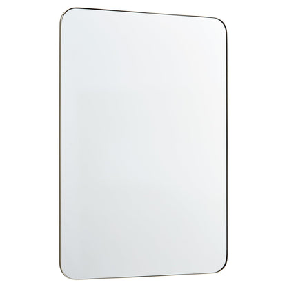 Quorum  Stadium Mirror - Silver 12-2436-61