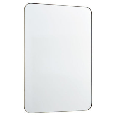 Quorum  Stadium Mirror - Silver 12-2436-61