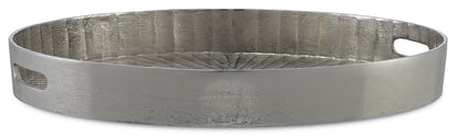 Currey & Co. Luca Large Silver Tray 1200-0029