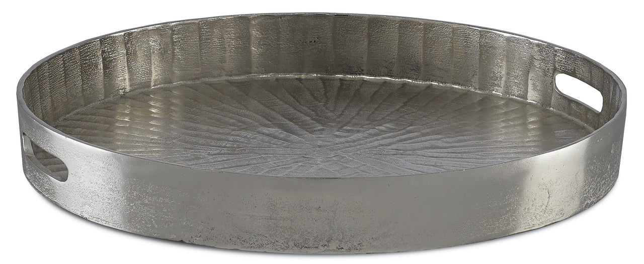 Currey & Co. Luca Silver Large Tray 1200-0029