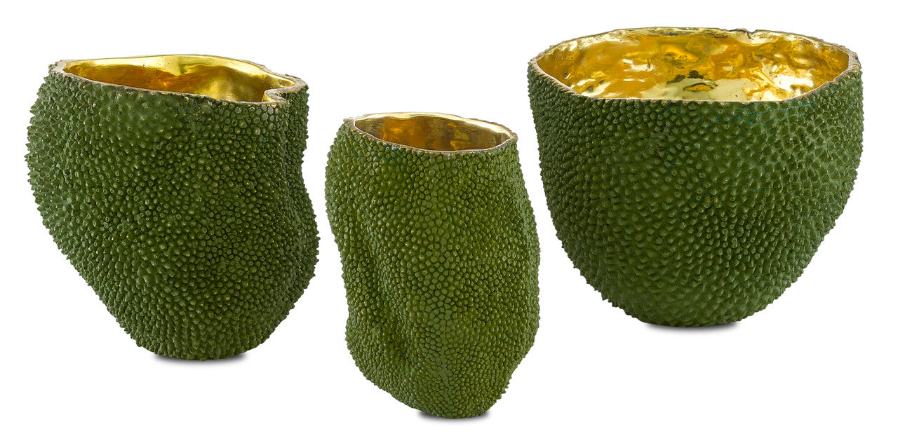 Currey & Co. Jackfruit Small Green Vase 1200-0287