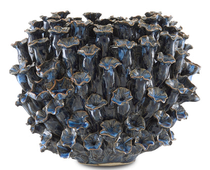 Currey & Co. Manitapi Small Blue Vase 1200-0304