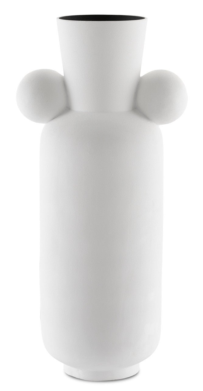 Currey & Co. Happy 40 Tall White Vase 1200-0394