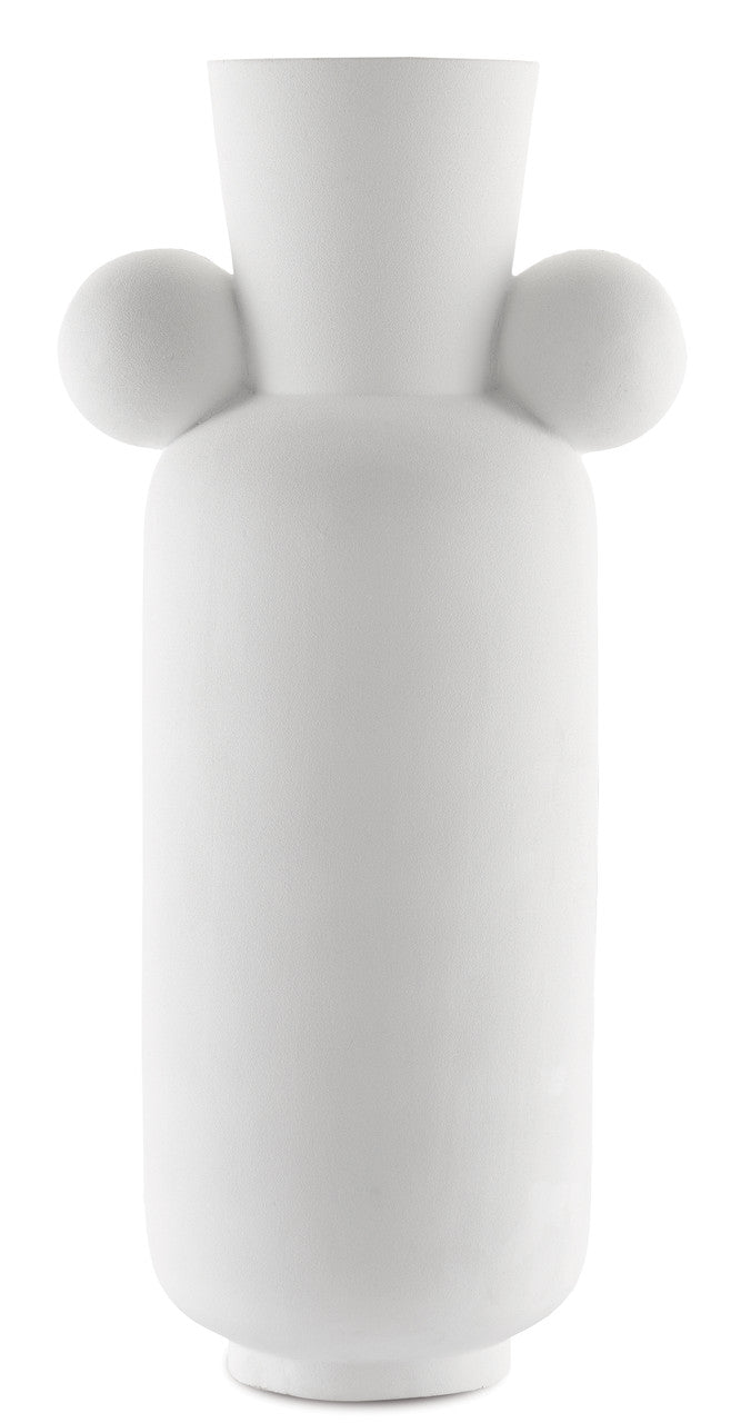 Currey & Co. Happy 40 Tall White Vase 1200-0394