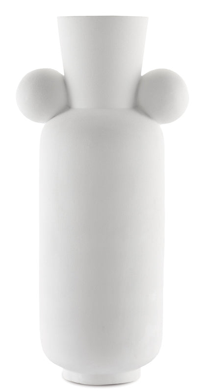 Currey & Co. Happy 40 Tall White Vase 1200-0394