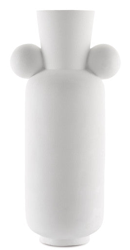 Currey & Co. Happy 40 Tall White Vase 1200-0394