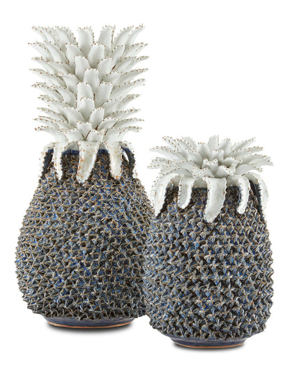 Currey & Co. Waikiki Medium Blue Pineapple 1200-0480