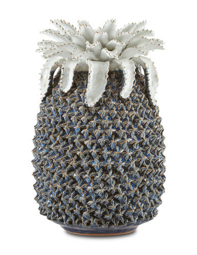 Currey & Co. Waikiki Medium Blue Pineapple 1200-0480