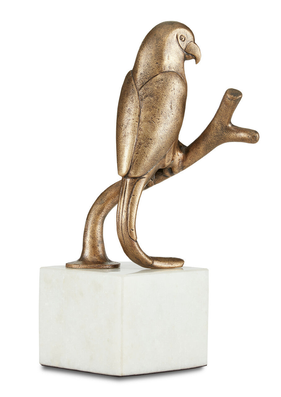 Currey & Co. Zazu Brass Parrot 1200-0514