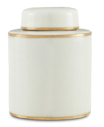 Currey & Co. Ivory Small Tea Canister 1200-0522